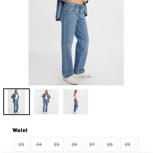 Size 25 Levi’s 501 90’s in “Mad Love”